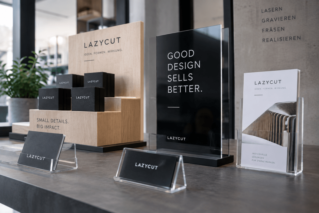 Individuelle POS-Displays, Produktaufsteller und Acrylständer